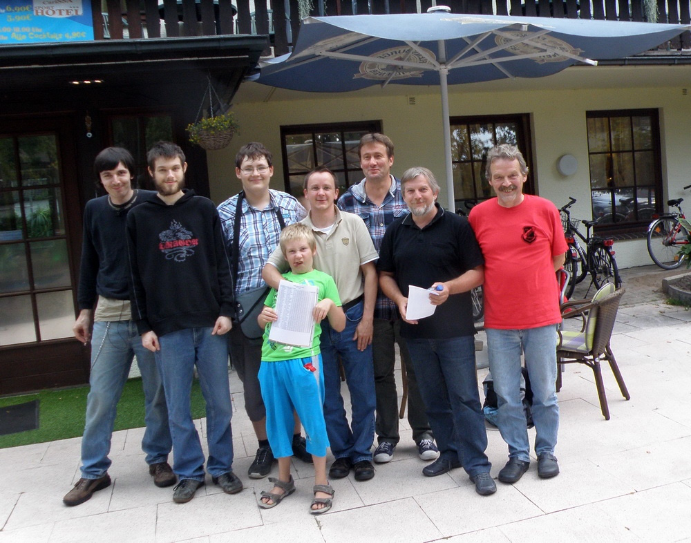Gruppenbild der Schachsparte
